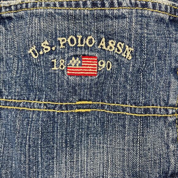 U.S. Polo Association Men's Carpenter Denim Shorts Sz 42 Long Hiking Camping - Picture 2 of 16